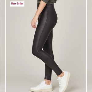 NWT Spanx Faux Leather Leggings Sz M
